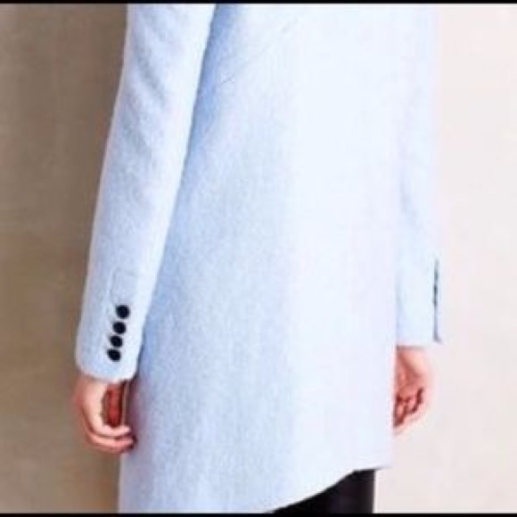 Anthropologie Boucle Tuxedo Coat by Theonne Size M - Picture 2 of 8